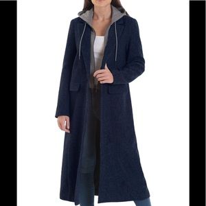 NWT Avec Les Filles Wool Blend Coat